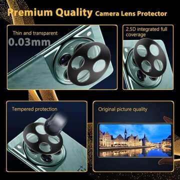 Mkeke Tempered Glass Screen Protector for iPhone 12