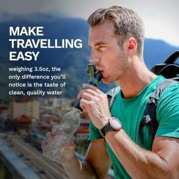 Survivor Filter Straw - Portable Water Purifier for Travel