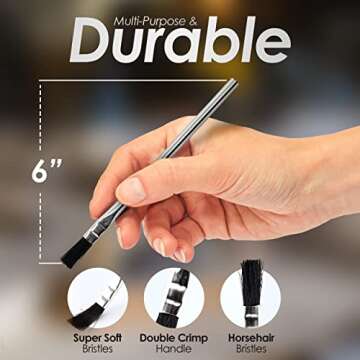 Ram-Pro Pack of 36 Disposable Brushes - Perfect for Crafting, Woodworking & More