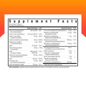 Seeking Health Multivitamin One MF - Methyl-Free Daily Support for Adults