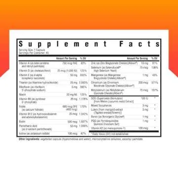 Seeking Health Multivitamin One MF - Methyl-Free Daily Support for Adults