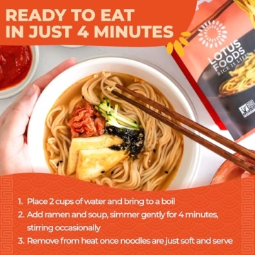 Lotus Foods Gluten-Free Ramen with Miso Soup - Organic & Delicious