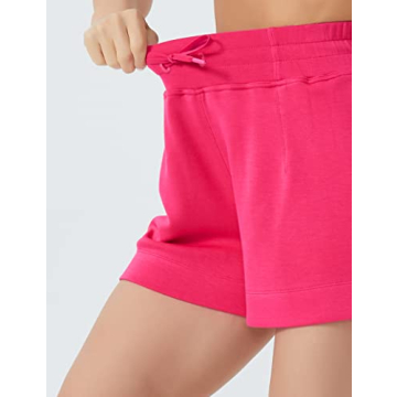 High Waisted Drawstring Sweat Shorts for Women