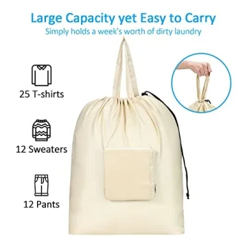 GOGOODA XL Travel Laundry Bags for Easy Laundry Management