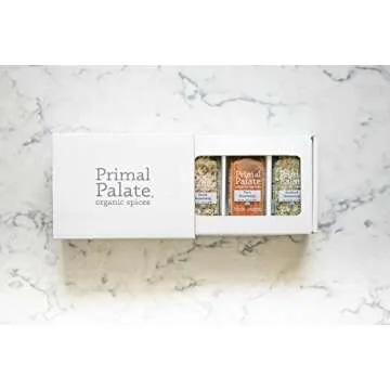 Primal Palate Organic Spices - Griddle and Grill Pack 3-Bottle Gift Set