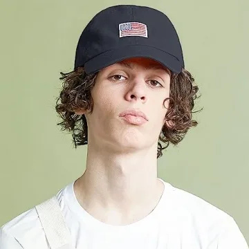 USA Flag Adjustable Baseball Dad Cap for Summer Wear