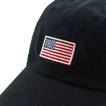 USA Flag Adjustable Baseball Dad Cap for Summer Wear