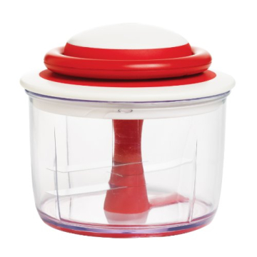 VeggiChop Hand-Powered Food Chopper - Effortless Meal Prep in Cherry