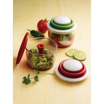 VeggiChop Hand-Powered Food Chopper Cherry Effortless Meal Prep