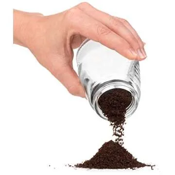 KONA Manual Coffee Grinder, Conical Burr Mill with Adjustable Setting, Best Ceramic Burr Coffee Grinder for Aeropress, Drip Coffee, Espresso, French Press, Turkish Brew