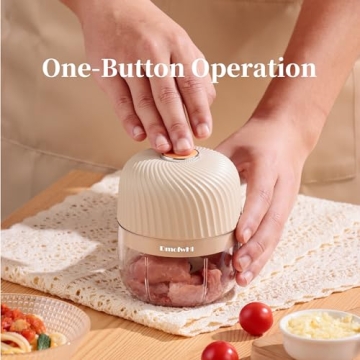 DmofwHi Garlic Chopper, USB Rechargeable, Mini Food Chopper