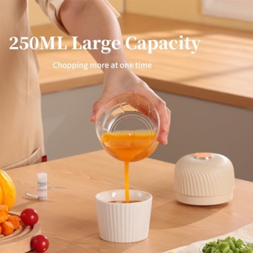 DmofwHi Garlic Chopper, USB Rechargeable, Mini Food Chopper
