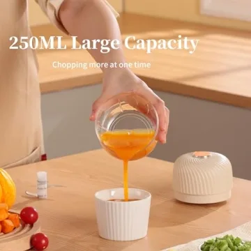 DmofwHi Garlic Chopper, USB Rechargeable, Mini Food Chopper