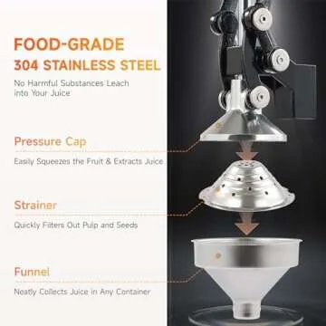 CO-Z Manual Citrus Juicer for Effortless Fresh Juice