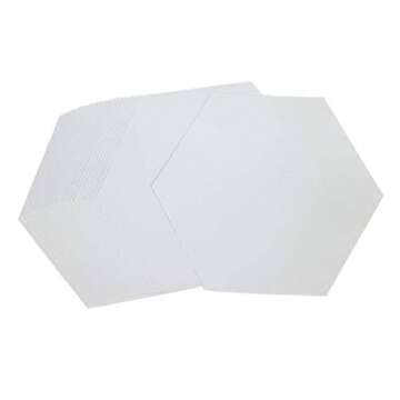 Paper Pieces 1" Hexagon Templates Set of 100