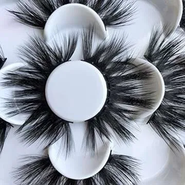 3D Mink 25mm False Eyelashes for Dramatic Makeup