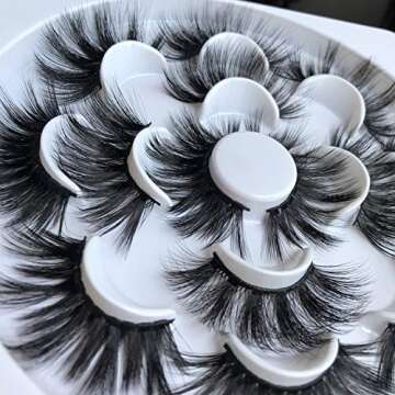 3D Mink 25mm False Eyelashes for Dramatic Makeup