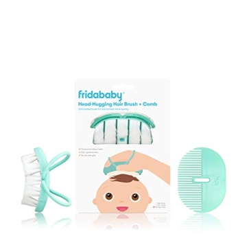 Gentle Infant Hairbrush and Comb Set for Newborns