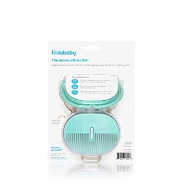 Gentle Infant Hairbrush and Comb Set for Newborns
