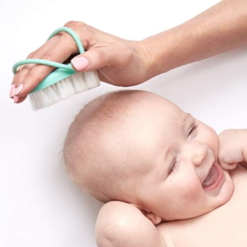 Gentle Infant Hairbrush and Comb Set for Newborns