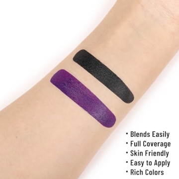 BOBISUKA Halloween Spider Face Paint Kit for All Ages