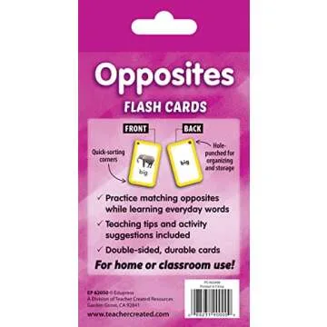 Teacher Created Resources Opposites Flash Cards