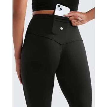 CRZ YOGA Butterluxe High Waist Mini Flared Leggings for Women