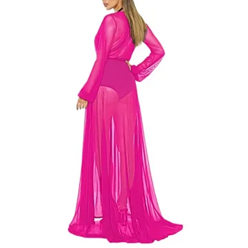 Pink Queen Women's Maxi Beach Cover Up - Elegant Style