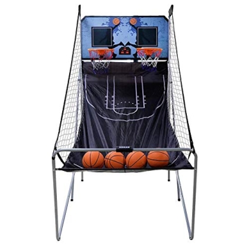 Saturnpower Shot Creator Indoor Basketball Arcade Game - Foldable, 2 Player Sport Game with 4 Balls