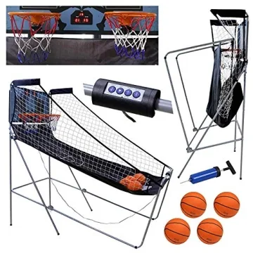 Foldable 2 Player Indoor Basketball Arcade Game - Saturnpower