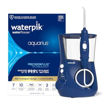 Waterpik Aquarius Flosser 10 Settings Family-Friendly