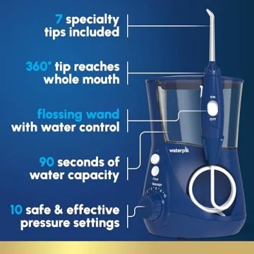 Waterpik Aquarius Flosser 10 Settings Family-Friendly