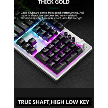Rainbow Backlit Mechanical Keyboard and Mouse Combo