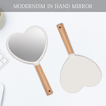 YEAKE Elegant Portable Handheld Mirror for Makeup and Travel