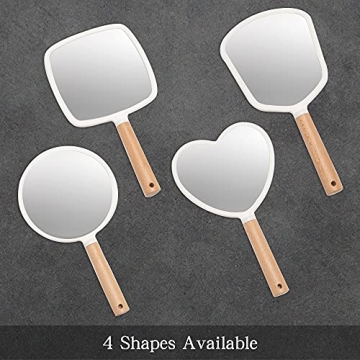 YEAKE Elegant Portable Handheld Mirror for Makeup and Travel