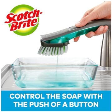 Scotch-Brite Non-Scratch Dish Brush With Soap Control
