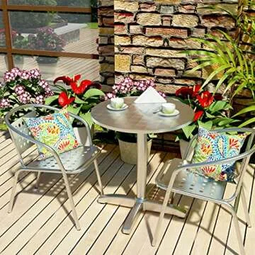 LVTXIII 18 x 18 Outdoor Throw Pillow Cover Set - Modern Style