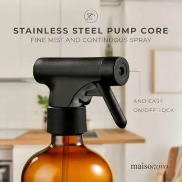 MAISONOVO Glass Spray Bottles Set - Stylish & Durable