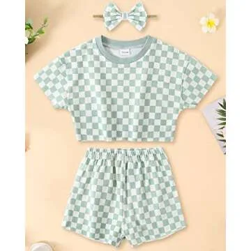 WESIDOM Toddler Girl Clothes Summer Floral Outfit 6M-5T