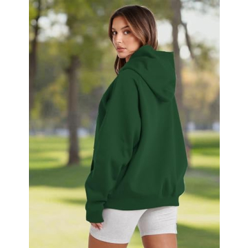 Cozy Lauweion Women’s Solid Basic Fleece Hoodie