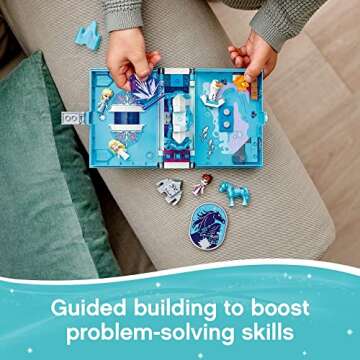 LEGO Disney Frozen 2 Elsa and The Nokk Storybook Adventures Building Toy 43189 Movie-Inspired Frozen Toy Set, Gift Idea for Kids Boys Girls Age 5+, Portable Travel Toy with Micro Dolls and Olaf Figure