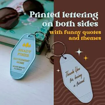 Chillkat Vintage Hotel Motel Keychain (Red Overlook Hotel)