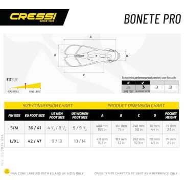 Cressi Bonete Pro Dry Snorkeling Set for All Ages