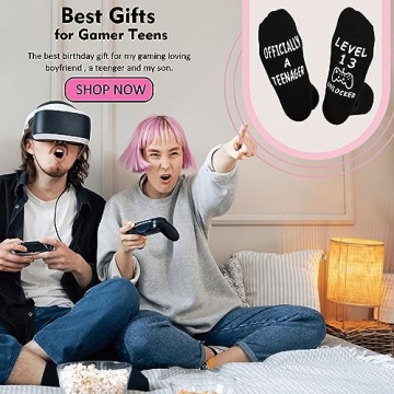 Funny Gaming Socks for 13 Year Olds – Cool Gift