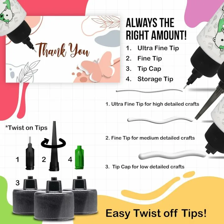 Bearly Art Precision Craft Glue - 4fl oz