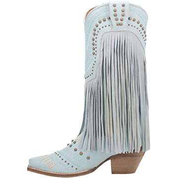 Dingo Gypsy Women's Boot 8 B(M) US Blue for Style Enthusiasts