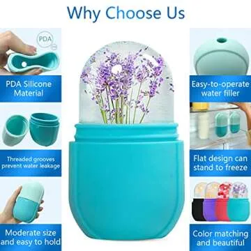 PASNOWFU Ice Cube Face Roller - Reusable Skincare Tool