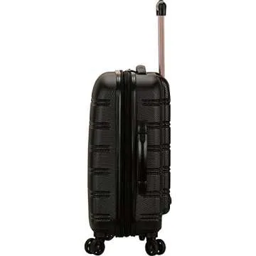 Rockland Melbourne Lightweight Hardside Spinner Luggage in Pink