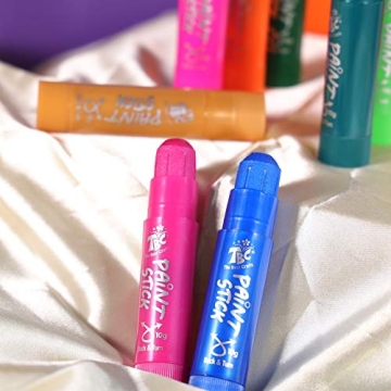 Non-Toxic Washable Paint Sticks for Kids 12 Vibrant Colors