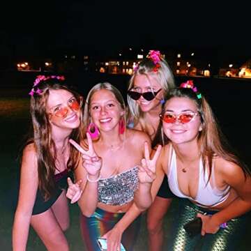 GIFIORE Retro Vintage Narrow Cat Eye Sunglasses for Women Clout Goggles Plastic Frame Cardi (Pink Frame Pink Lens, 51)